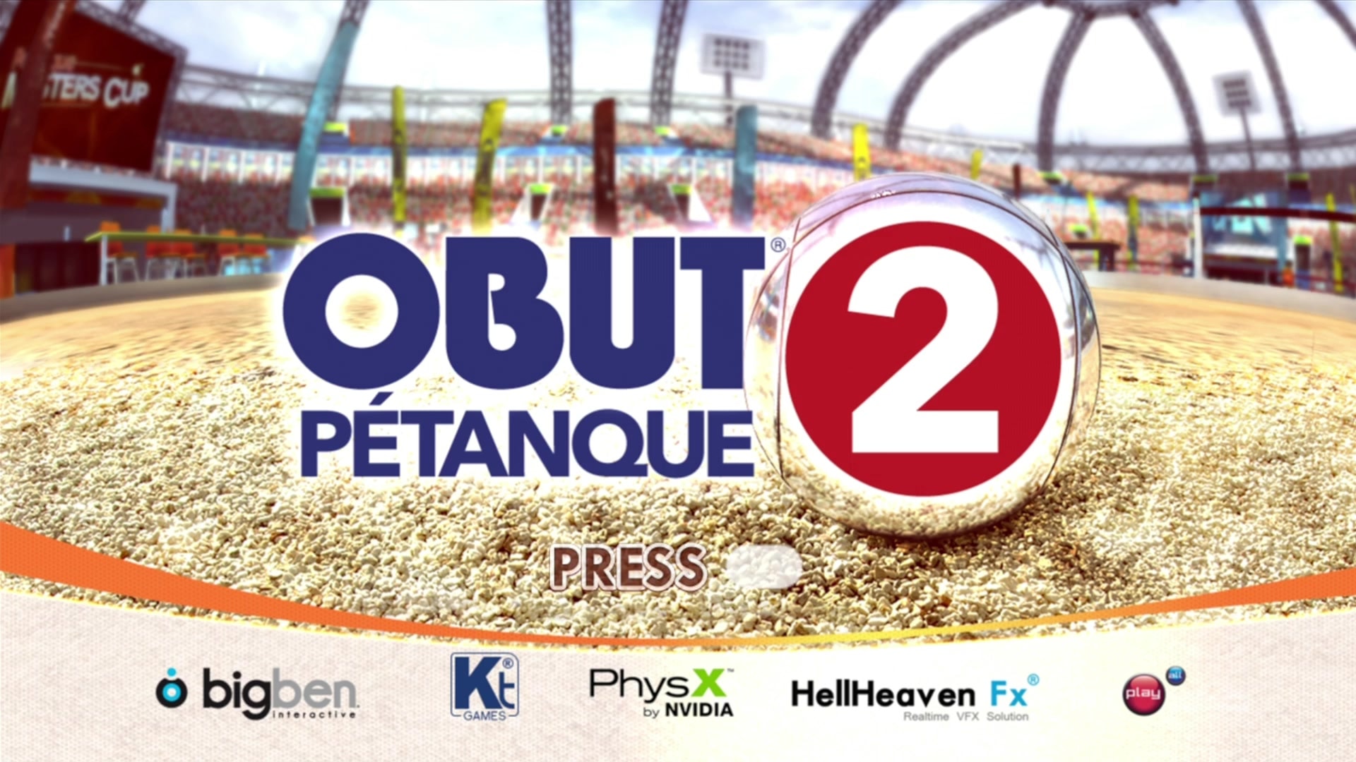 Obut Petanque 2 title screen for Xbox 360